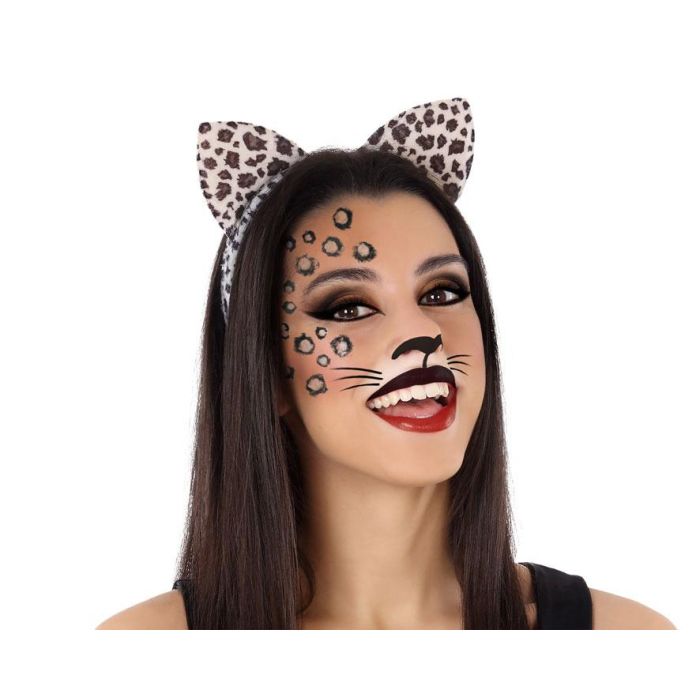 Diadema Leopardo Carnaval Mujer Adulto