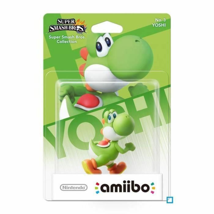 Nintendo Amiibo Figura Yoshi No. 3 Colección Super Smash Bros. Compatible con Nintendo Switch, 3DS y Wii U - Desbloquea Contenido 5