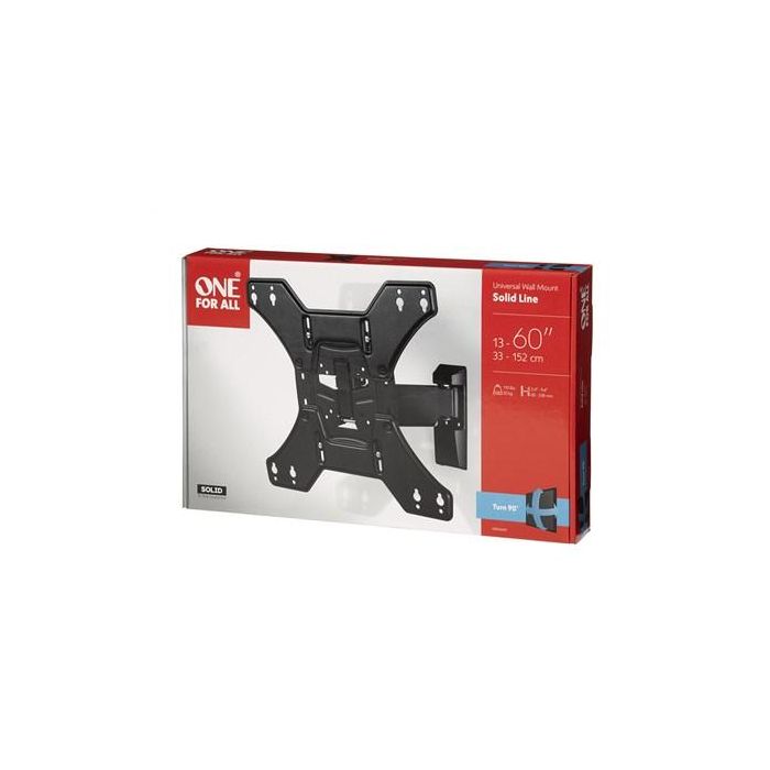 One For All WM4441 Soporte Pared TV Giratorio 90° SOLID 13'' a 65'' - Compatible con VESA 2 One For All WM4441 Soporte Pared TV Giratorio 90° SOLID 13'' a 65'' - Compatible con VESA 2