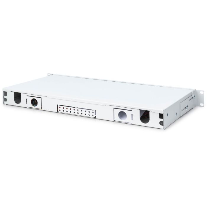 DIGUTUS LWL Spleißbox 1HE bestückt 12x LC DX OS2 grau 1