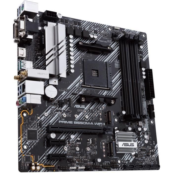 ASUS PRIME B550M-A WiFi II ASU4711081309741 Placa base AMD B550 Ranura micro ATX AM4 3