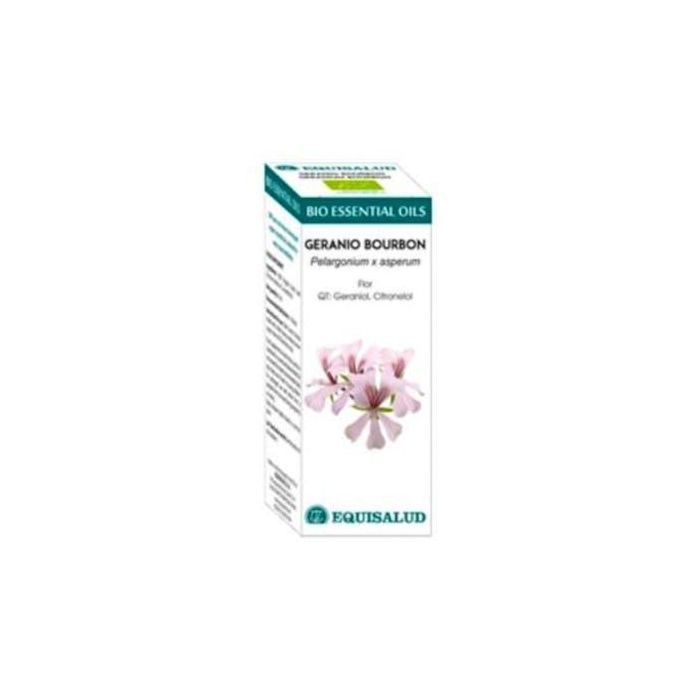Bio Essential Oils Aceite Esencial de Geranio Bourbon Ecológico 10ml - Uso Interno y Externo