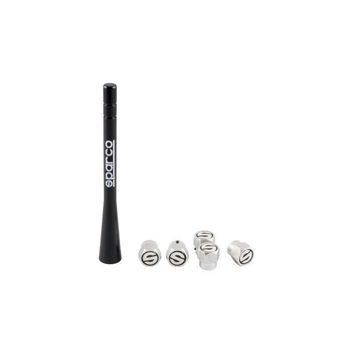 Sparco SPC1417 Antena y 5 Válvulas de Aluminio Cs6 4