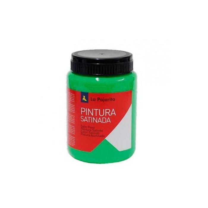 La Pajarita Témpera Escolar Bote De 375 mL Verde Cesped Turquesa L-38