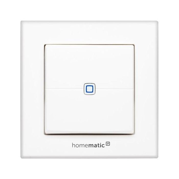 Homematic IP HMIP-WRC2 Wandtaster - 2-fach, Interruptor de pared Blanco, con Certificación CE