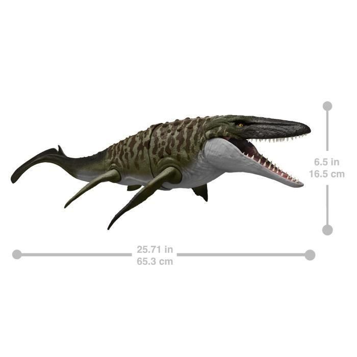 Figura dinosaurio jurassic world mosasaurus 22x46,36x10,16 cm 3 Figura dinosaurio jurassic world mosasaurus 22x46,36x10,16 cm 3