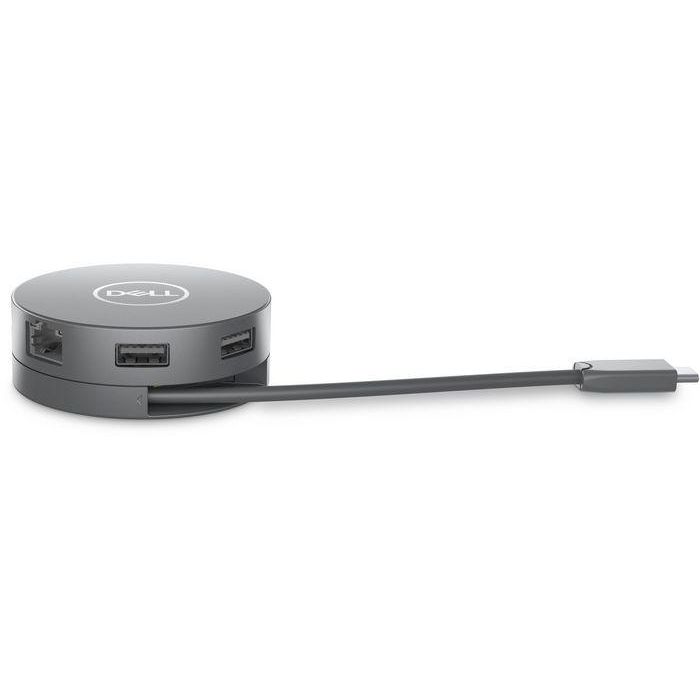 Dell Adaptador Multipuerto 6 en 1 USB 3.2 Gen 2 Tipo-A y Tipo-C, RJ-45, DisplayPort, HDMI, 90W 5