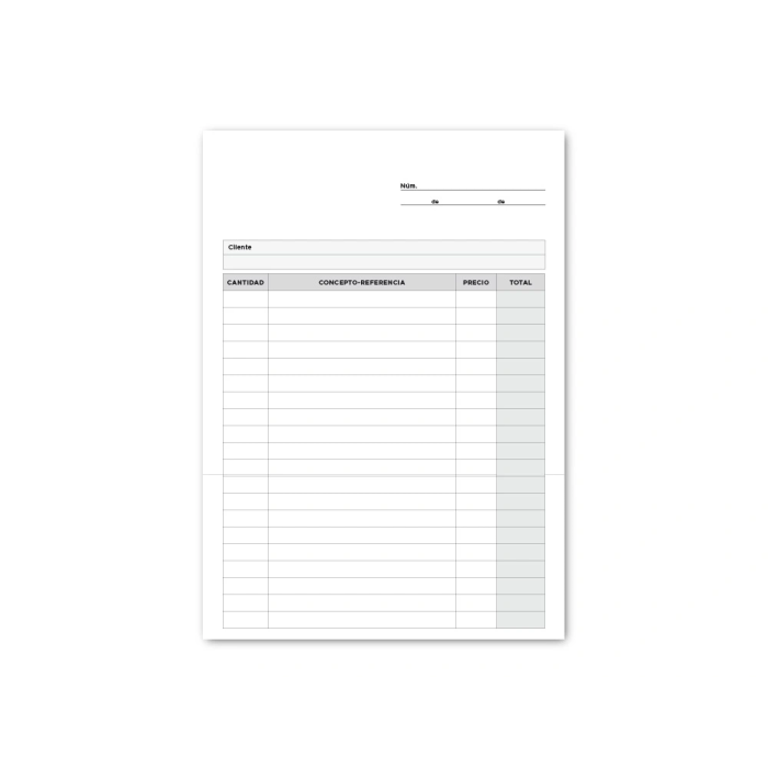 Liderpapel T299 Talonario Multiusos Cuarto Original y Copia 144x210 mm 60g 2