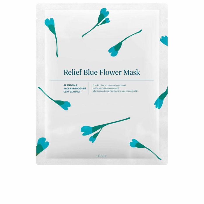Hyggee Relief Blue Flower Mask Hyggee Relief Blue Flower Mask