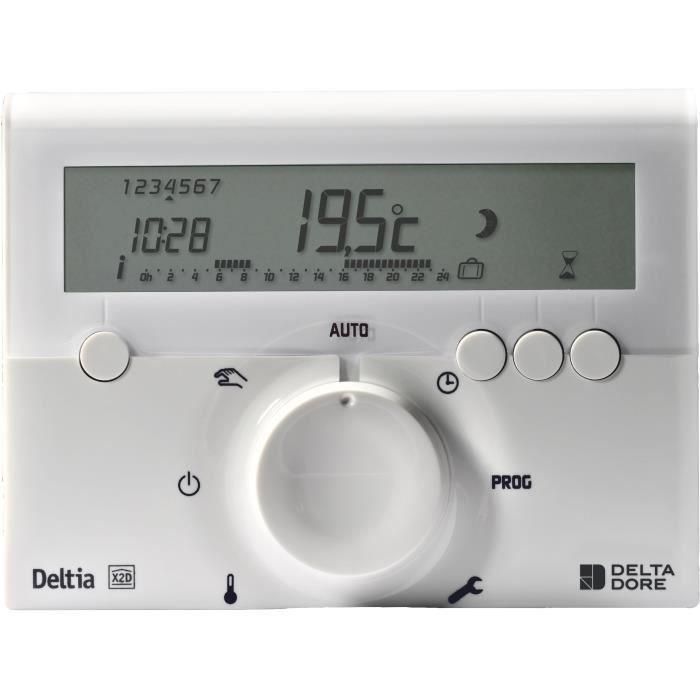 DELTA DORE Deltia 8.03 Termostato programable por radio 0 DELTA DORE Deltia 8.03 Termostato programable por radio 0