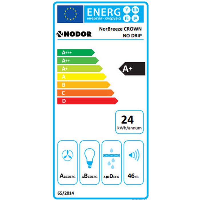 Campana Convencional Nodor CROWN60NO Acero 1
