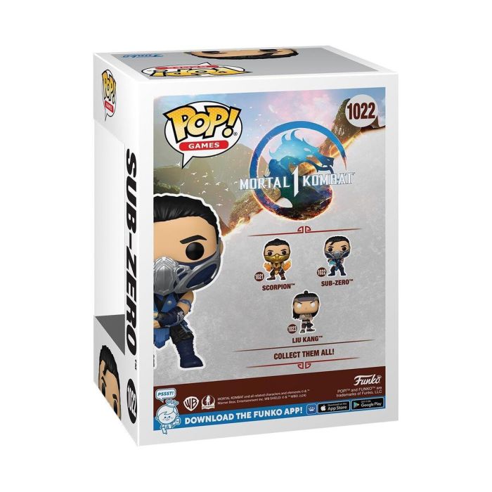 Funko Figura POP! Mortal Kombat Sub-Zero, Vinilo 9cm, Caja Regalo Coleccionable 1 Funko Figura POP! Mortal Kombat Sub-Zero, Vinilo 9cm, Caja Regalo Coleccionable 1