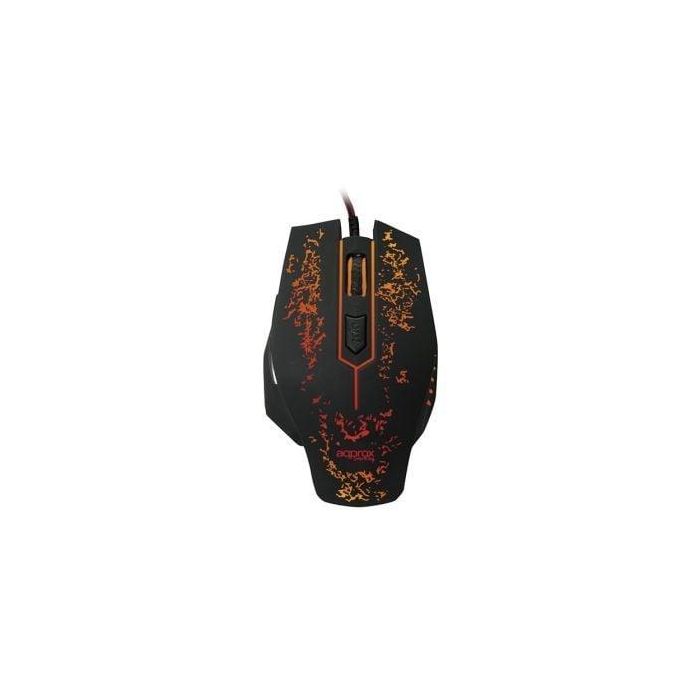 RATON GAMING APPROX APPFORCE - 2400DPI - COOL DESIGN - LED 7 COLORES - 6 BOTONES 3 RATON GAMING APPROX APPFORCE - 2400DPI - COOL DESIGN - LED 7 COLORES - 6 BOTONES 3
