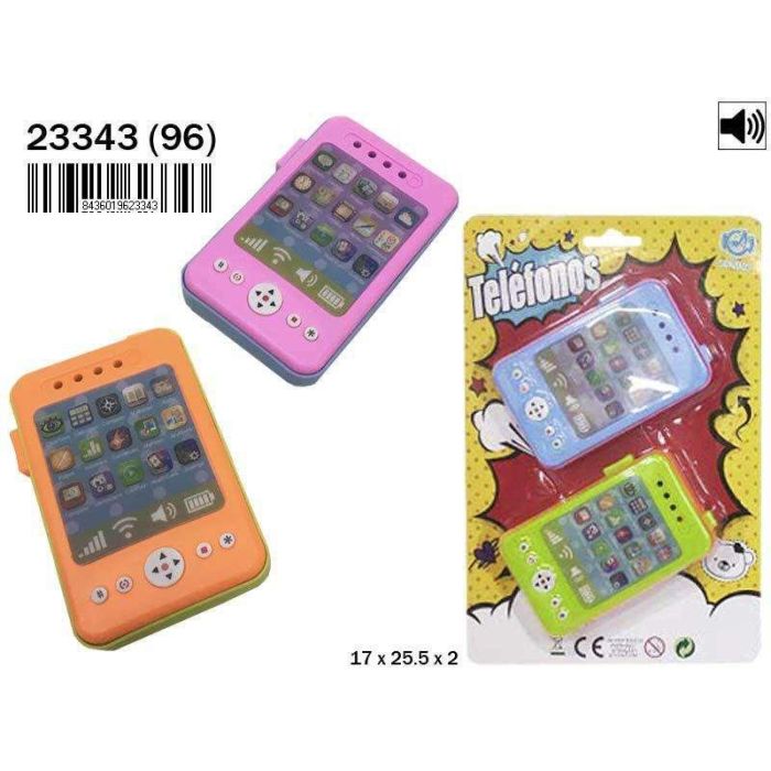Telefono inteligente con sonido set con 2 unidades 17x25,5x2 cm Telefono inteligente con sonido set con 2 unidades 17x25,5x2 cm
