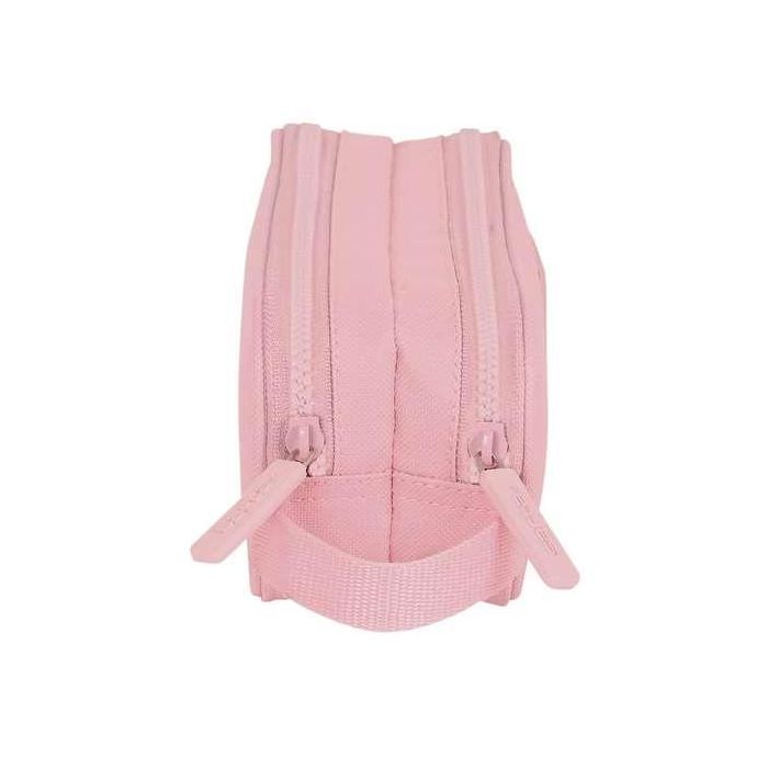 Safta Portatodo Doble Basic Rosa 21x8x6cm 1 Safta Portatodo Doble Basic Rosa 21x8x6cm 1