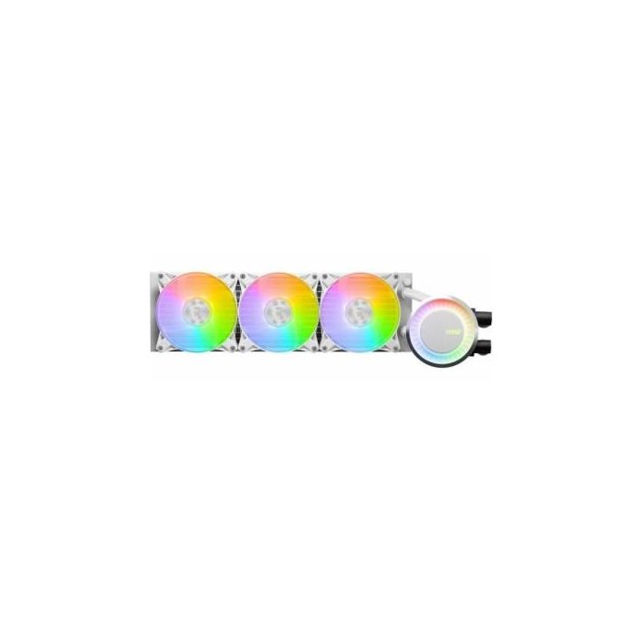 MSI MAG CORELIQUID E360 WHITE - Sistema de Refrigeración Líquida para CPU, Radiador 360mm, Compatible Intel/AMD, ARGB, 3 Ventiladores, 20dBA - 306-7ZW6E27-C24 MSI MAG CORELIQUID E360 WHITE - Sistema de Refrigeración Líquida para CPU, Radiador 360mm, Compatible Intel/AMD, ARGB, 3 Ventiladores, 20dBA - 306-7ZW6E27-C24