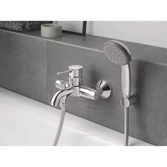 Grohe 4005176388873 Batidora de Monocominación de Baño/Ducha para Pared