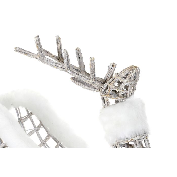 DKD Home Decor Trineo Navidad Blanco 20 x 53 x 75 cm 1