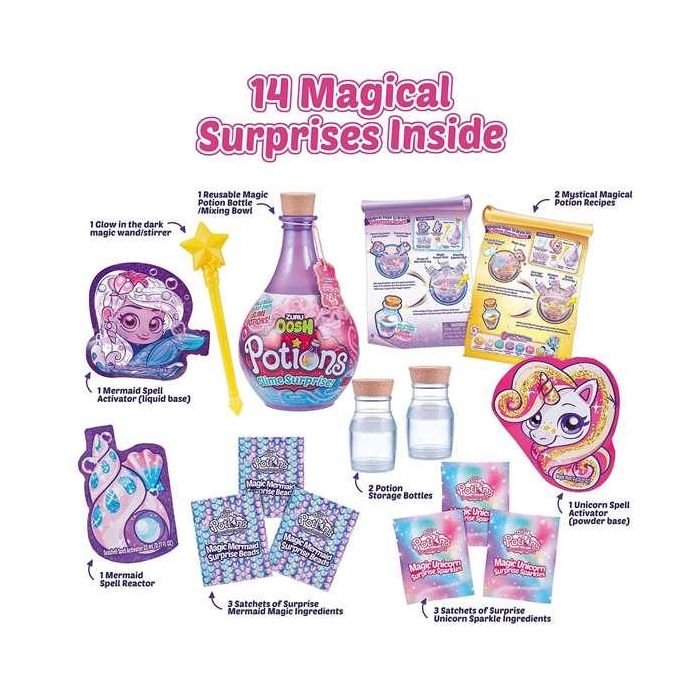 Zuru Botella Slime Poción Mágica 23.5x13.5x13.5cm Modelos Surtidos 6 Zuru Botella Slime Poción Mágica 23.5x13.5x13.5cm Modelos Surtidos 6