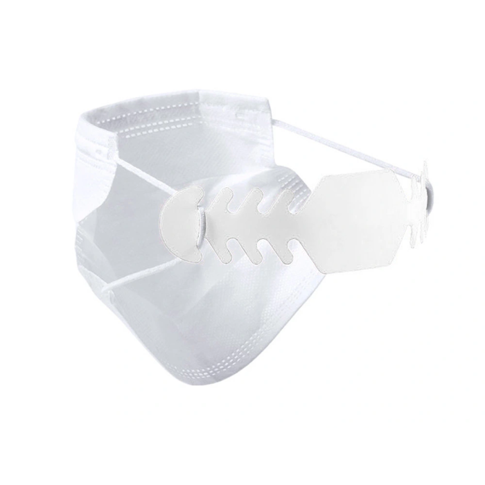 Blanca Ajustador Salvaorejas Mascarilla Silicona Flexible 3 Posiciones Ajuste Color Blanco 19,4x1,8 cm 1