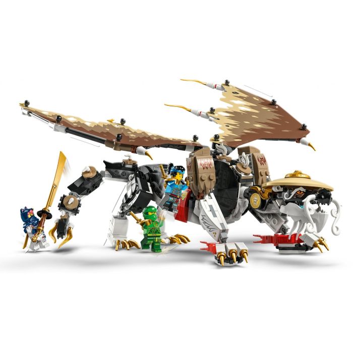 LEGO 71809 NINJAGO Equivale al Maestro Dragón, juguete ninja con 5 minifiguras (Lloyd y Nya) 4