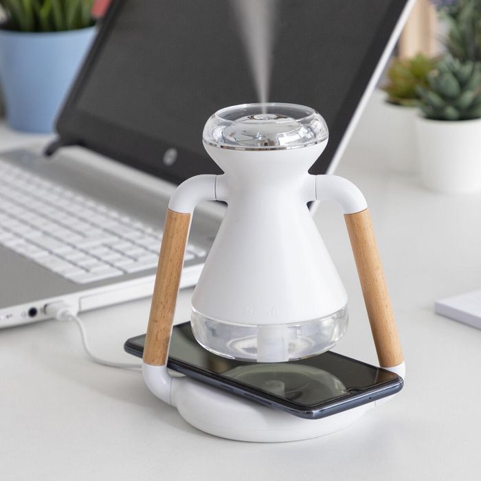Humidificador Difusor de Aromas y Cargador Inalámbrico 3 en 1 Misvolt InnovaGoods 11 Humidificador Difusor de Aromas y Cargador Inalámbrico 3 en 1 Misvolt InnovaGoods 11