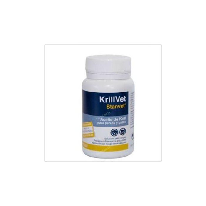 Stangest Krill Vet 60 Cápsulas - Ácidos Grasos Omega 3 y Antioxidantes para Perros y Gatos