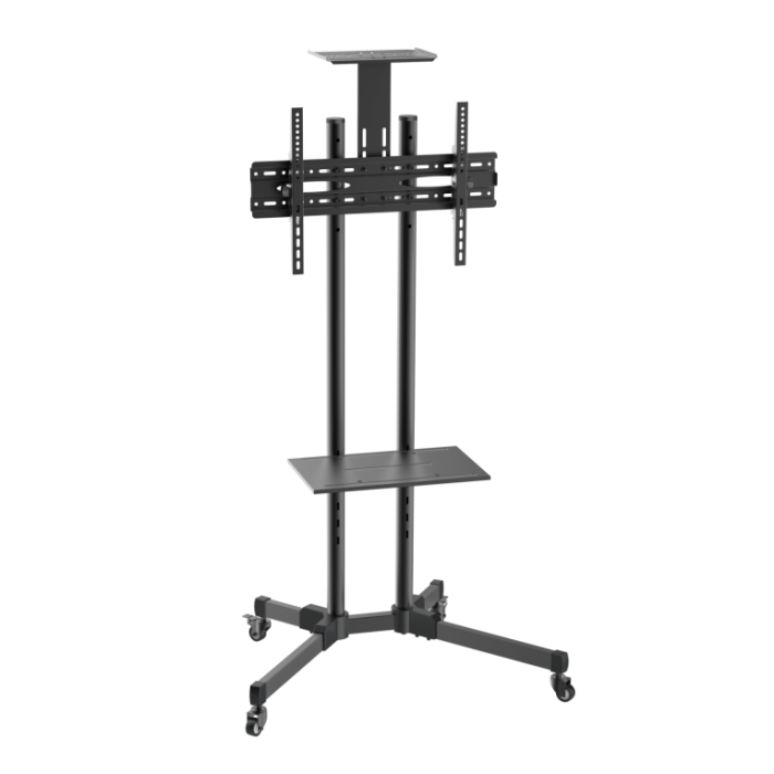 Soporte de Suelo Inclinable con Ruedas Aisens FT70TE-035 para TV de 37-70"/ hasta 50kg Soporte de Suelo Inclinable con Ruedas Aisens FT70TE-035 para TV de 37-70"/ hasta 50kg