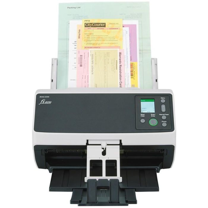 Ricoh fi-8190 Escáner Documentos - 90 ppm, Escaneo Dúplex, ADF + Alimentación Manual, Gris/Negro 23