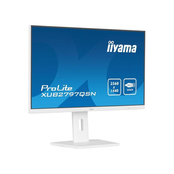 iiyama G-MASTER XUB2797QSN-W2 pantalla para PC 68,6 cm (27") 2560 x 1440 Pixeles 4K Ultra HD LED Blanco 3