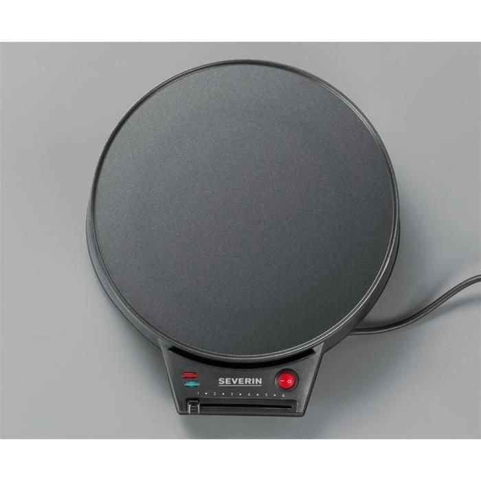 SEVERIN CM2198 - Crepiere diámetro 30cm 1000W - Termostato regulable - Incluye espátula para crepes y distribuidor de masa de madera - Negro 3 SEVERIN CM2198 - Crepiere diámetro 30cm 1000W - Termostato regulable - Incluye espátula para crepes y distribuidor de masa de madera - Negro 3