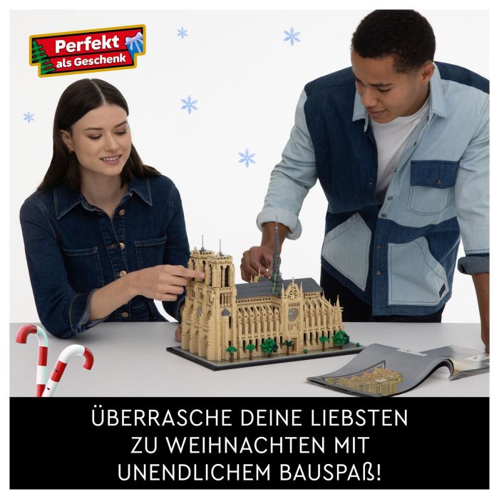 Lego Architecture 21061 Notre-Dame de Paris Set de Construcción para Adultos 35