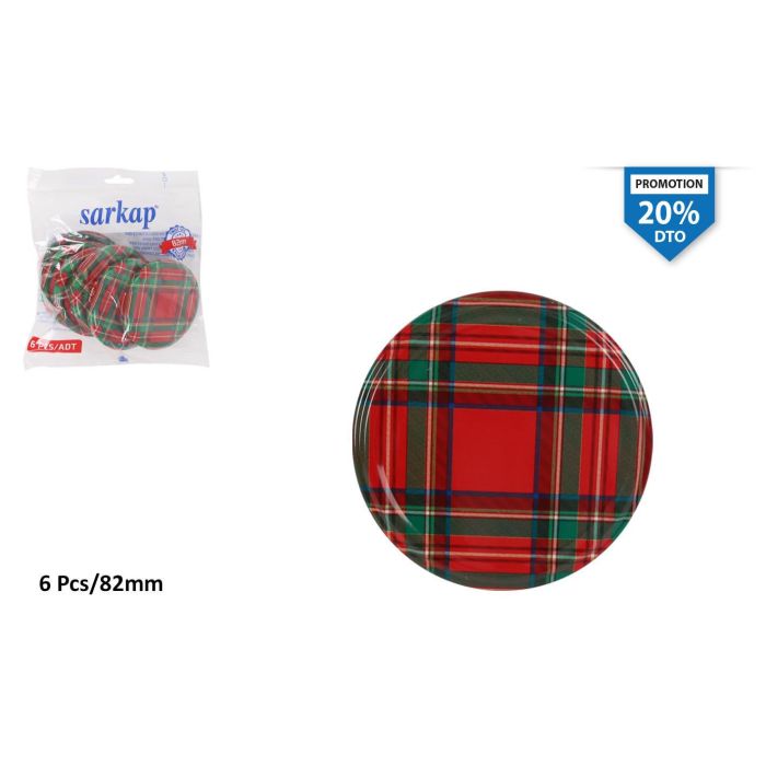 Set 6 Tapas 82T Twist Off Scots - Inde (24 Cajas) Set 6 Tapas 82T Twist Off Scots - Inde (24 Cajas)
