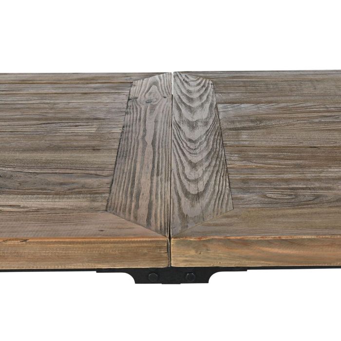 Mesa Comedor Alpino DKD Home Decor Marron Negro 100 x 78 x 300 cm 4