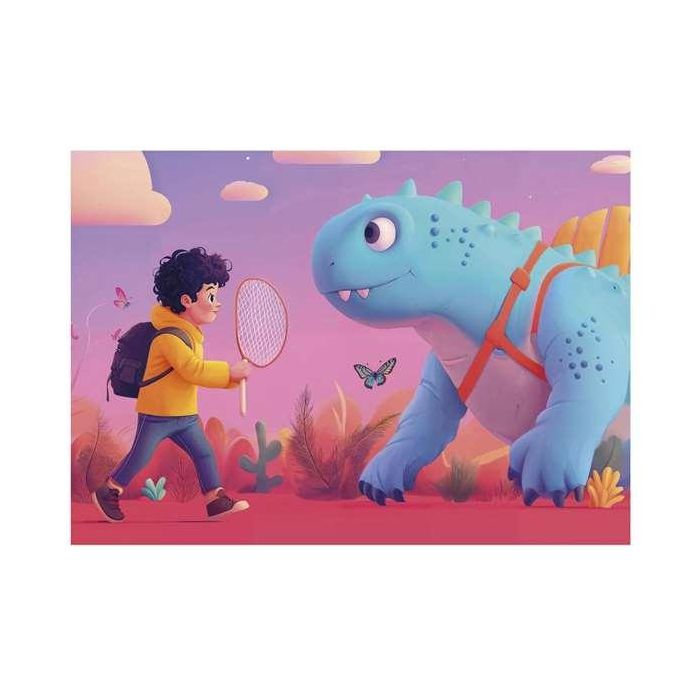 Educa Puzzle Simpáticos Dinos 20-40-60-80 Piezas