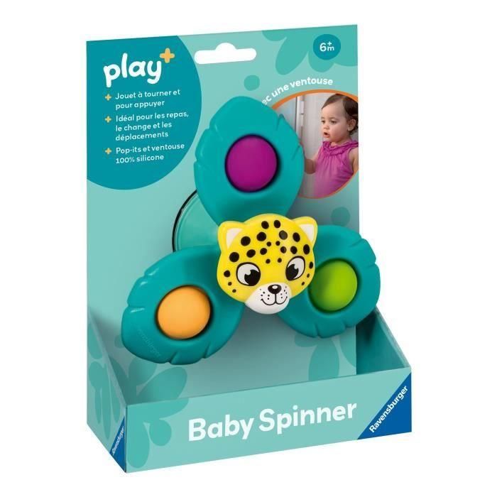 Ravensburger -PLAY+ - Baby Spinner leopardo - A partir de 6 meses - Versión francesa - 34012 4 Ravensburger -PLAY+ - Baby Spinner leopardo - A partir de 6 meses - Versión francesa - 34012 4