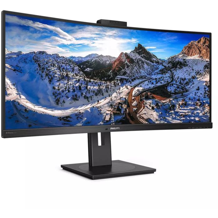 Philips 346P1CRH Monitor Curvo Ultrapanorámico 34" WQHD (3440x1440) 100Hz 4ms, USB-C, KVM, Webcam, DisplayHDR 400, Regulable Negro 4 Philips 346P1CRH Monitor Curvo Ultrapanorámico 34" WQHD (3440x1440) 100Hz 4ms, USB-C, KVM, Webcam, DisplayHDR 400, Regulable Negro 4