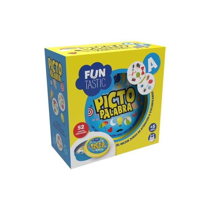 Juego Imagiland Cartas Redondas Funtastic Picto Palabra C/Caja