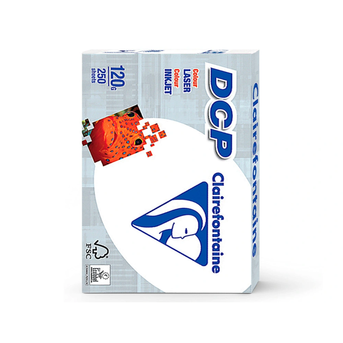 Clairefontaine Papel DCP Din A4 120 Gramos Paquete 250 Hojas Blanco 2 Clairefontaine Papel DCP Din A4 120 Gramos Paquete 250 Hojas Blanco 2