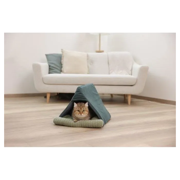 Kerbl Cama Gatos ANNE 45 x 40 x 34 cm Verde KER4018653388006