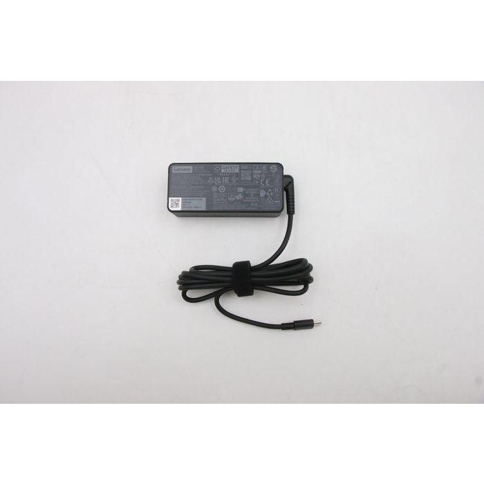 Lenovo 45W USB-C power adapter with Power Delivery, compatible with Lenovo notebooks and tablets, multi-voltage support. Lenovo 45W USB-C power adapter with Power Delivery, compatible with Lenovo notebooks and tablets, multi-voltage support.