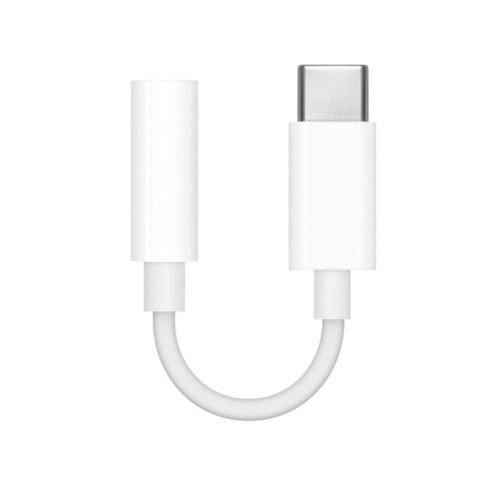 Apple Adaptador de conector de auriculares USB-C a 3.5 mm MU7E2ZM/A