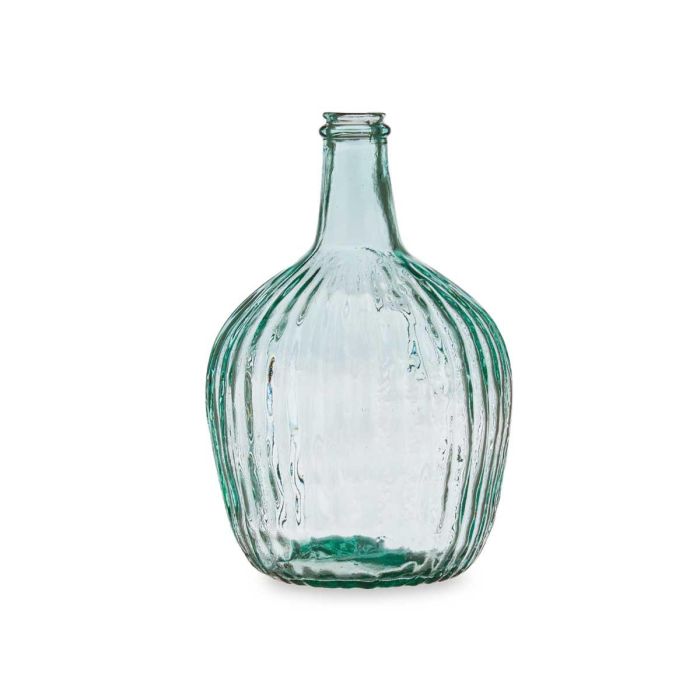 Botella Decorativa Vidrio Rayada 4L Giftdecor 19X30CM (4 Unidades) 2 Botella Decorativa Vidrio Rayada 4L Giftdecor 19X30CM (4 Unidades) 2