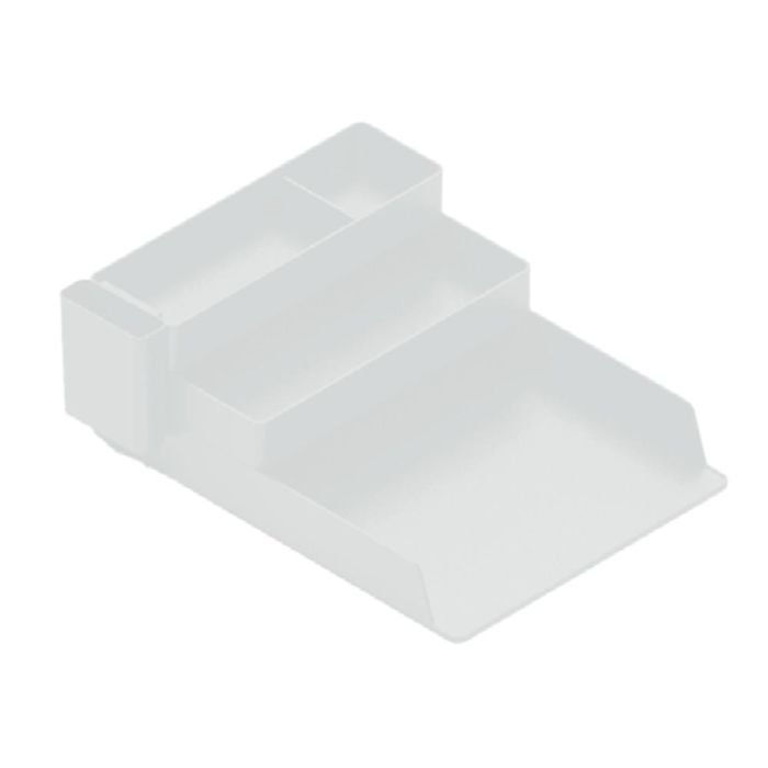 Bandeja Sobremesa Plastico Q-Connect Organizador De Escritorio Con 4 Departamentos Transparente 1