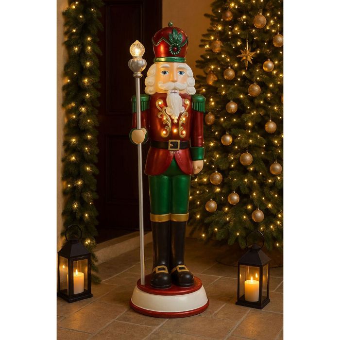 Adorno Navideño Home ESPRIT Multicolor Cascanueces 43 X 37,5 X 157 CM 6 Adorno Navideño Home ESPRIT Multicolor Cascanueces 43 X 37,5 X 157 CM 6