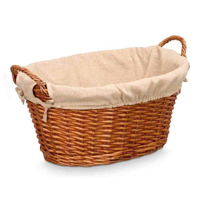 Cesto Asas Mimbre Ovalado Kipit 54X30CM (12 Unidades) 1 Cesto Asas Mimbre Ovalado Kipit 54X30CM (12 Unidades) 1