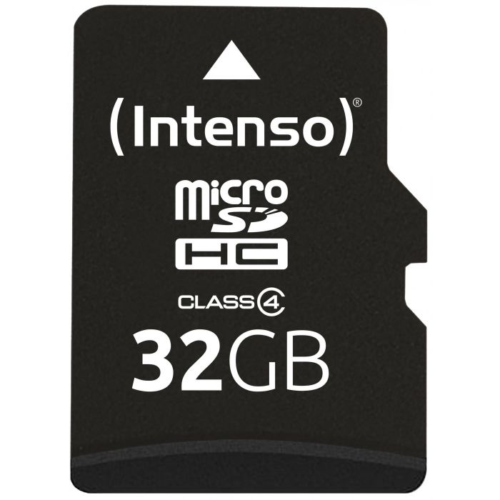 Intenso 3403480 Tarjeta MicroSDHC 32GB Clase 4, 20MB/s lectura 5MB/s escritura, Resistente con Adaptador SD 0 Intenso 3403480 Tarjeta MicroSDHC 32GB Clase 4, 20MB/s lectura 5MB/s escritura, Resistente con Adaptador SD 0