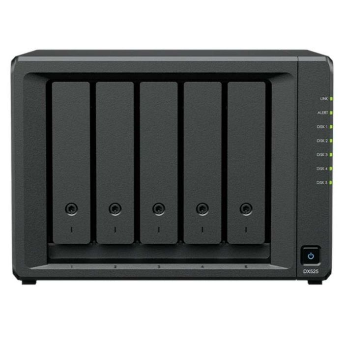 Synology DX525 Servidor NAS Estación de Discos con 5 Bahías, Compatible con HDD 3.5" y SSD 2.5" SATA, Hot-Swap 2 Synology DX525 Servidor NAS Estación de Discos con 5 Bahías, Compatible con HDD 3.5" y SSD 2.5" SATA, Hot-Swap 2