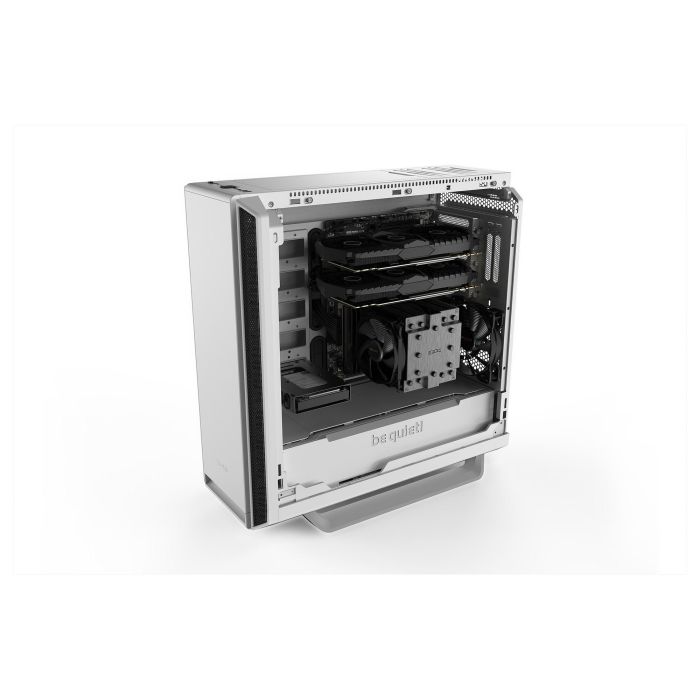 Be Quiet! Silent Base 802 White Midi Tower PC ATX EATX Micro-ATX Mini-ITX ABS Acero Filtro anti-polvo Gestión de cables Botón de encendido/apagado 18,5 cm de altura para CPU 10