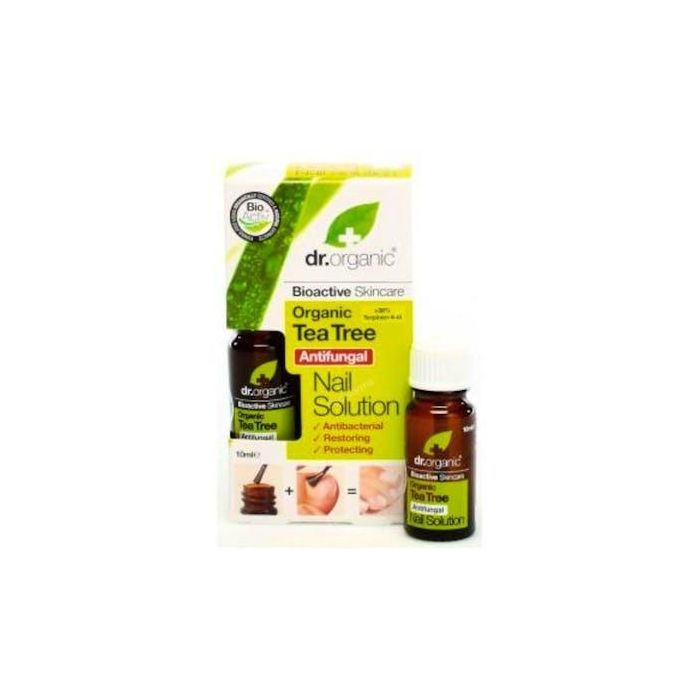 DR. ORGANIC Solución Uñas Antihongos y Antibacteriana con Árbol del Té Orgánico 10ml
